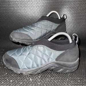 Merrell Alpine Moc Gray Quilted Slip On Hiking Comfort Shoes Women’s Size 7.5